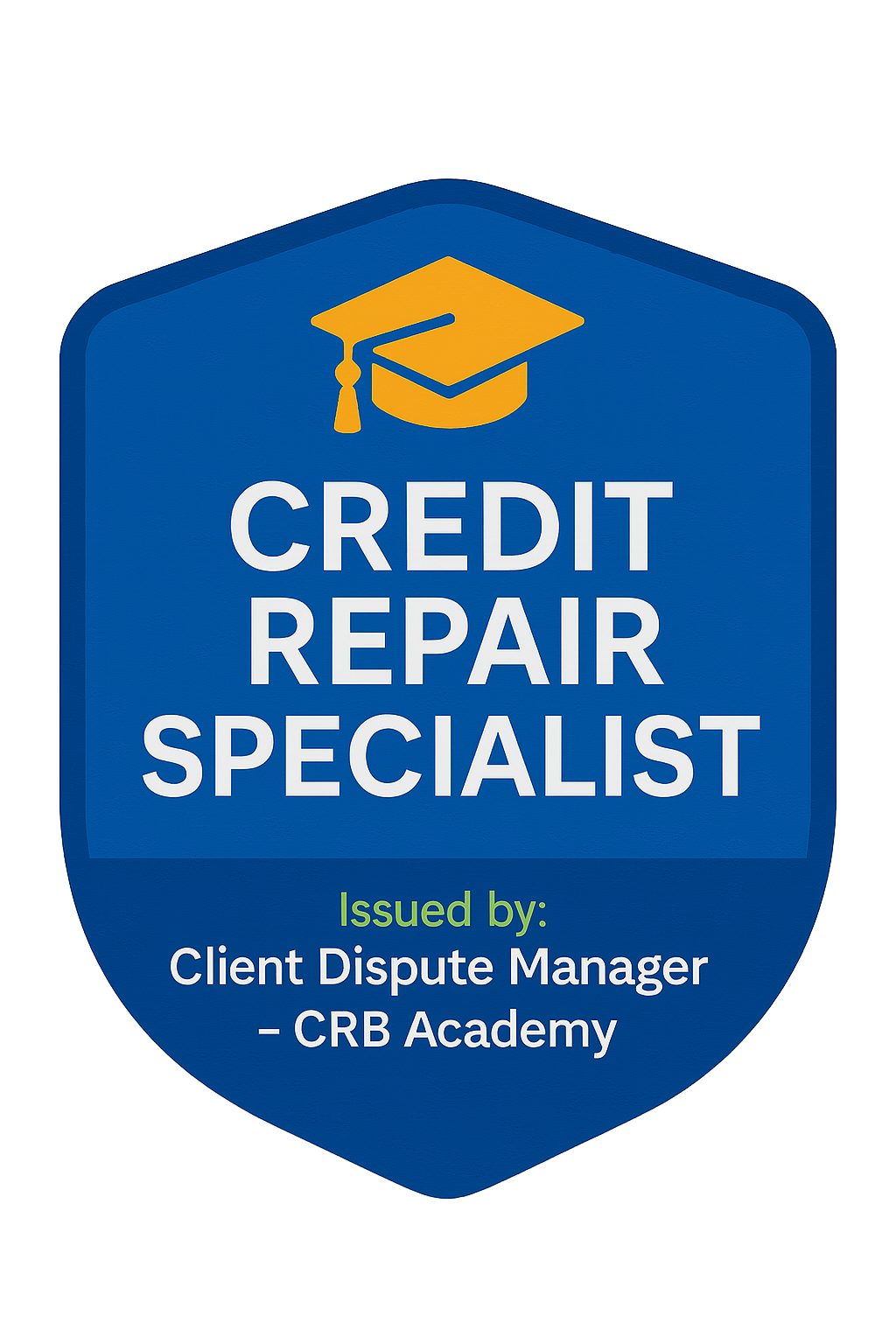 Credit Repair Specialist certification badge